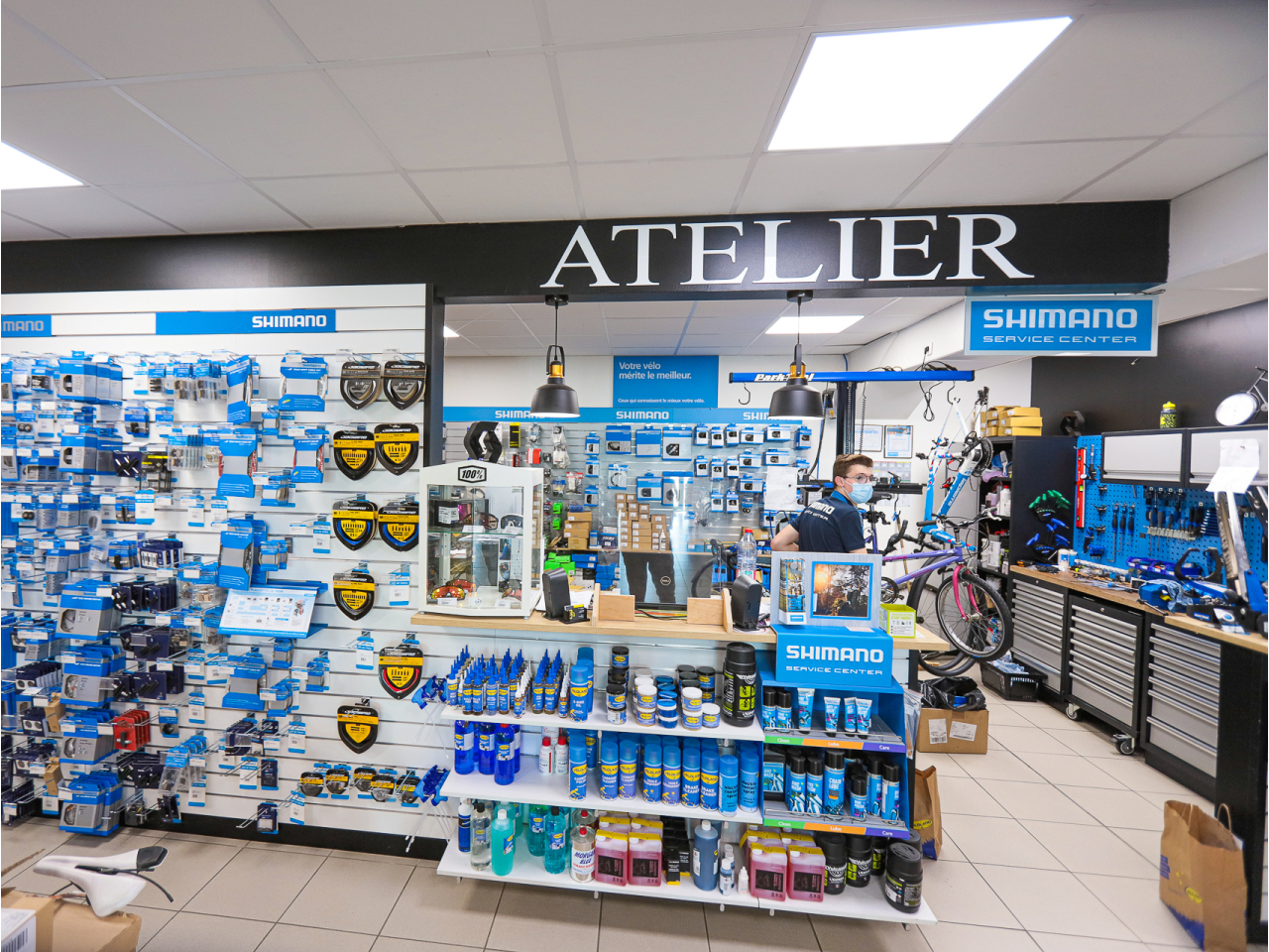 Magasin de vélo à Orléans atelier