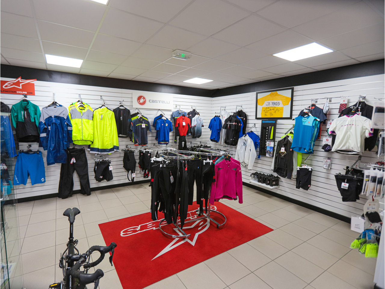 Magasin de vélo à Orléans textiles