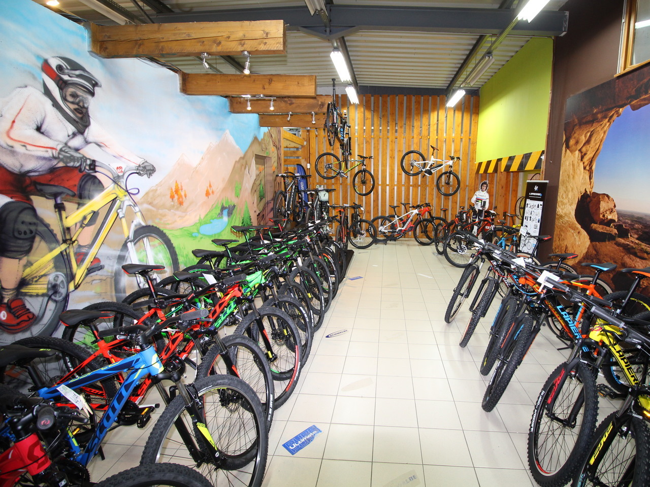 Megacycles magasin de vélo à Laon espace vtt